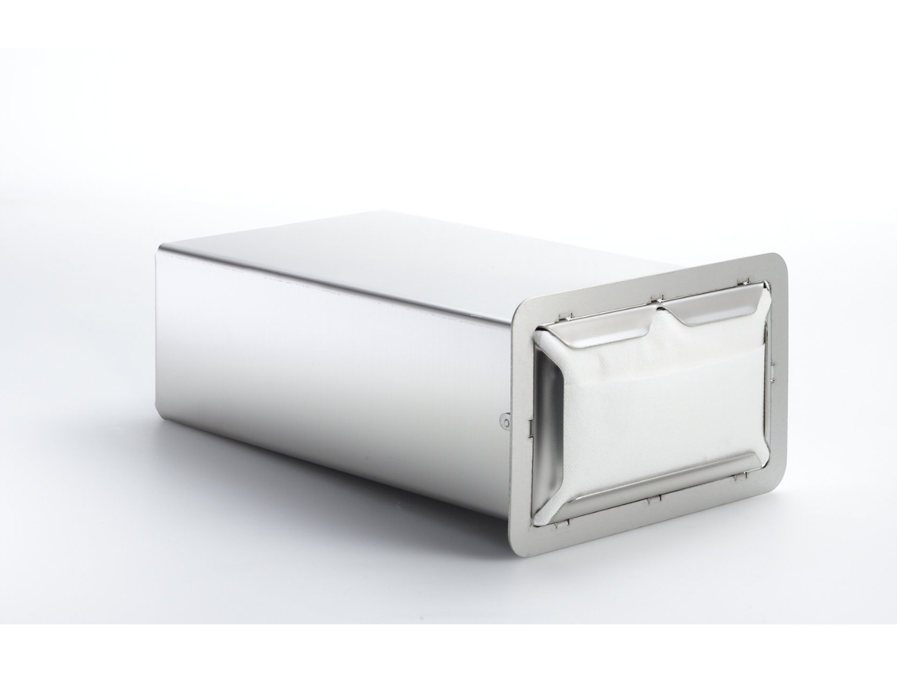 Stainless Steel Napkin Dispenser F&B Tec SD121 | In-Counter | 16,5 x 9 cm