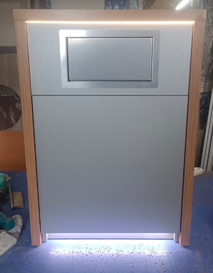 Müllklappe 350*200 Edelstahl