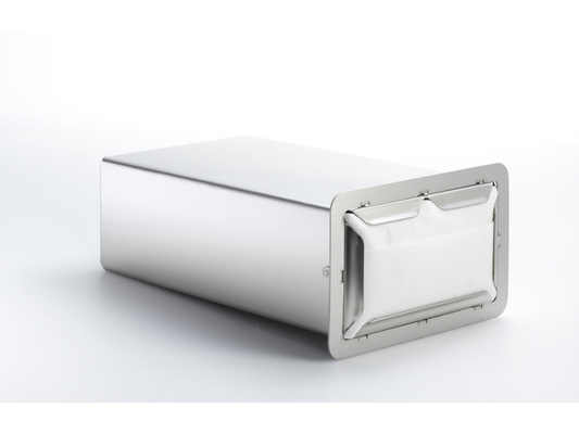 Stainless Steel Napkin Dispenser F&B Tec SD121 | In-Counter | 16,5 x 9 cm