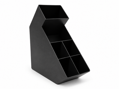 CUP KEEPER Organisateur pour station café, 6 compartiments, noir