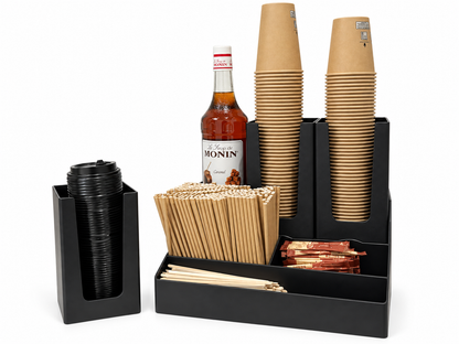 CUP KEEPER Organisateur modulable pour station café, 6 compartiments