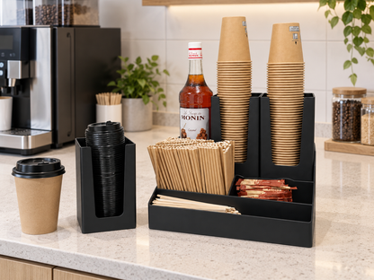 CUP KEEPER Organisateur modulable pour station café, 6 compartiments