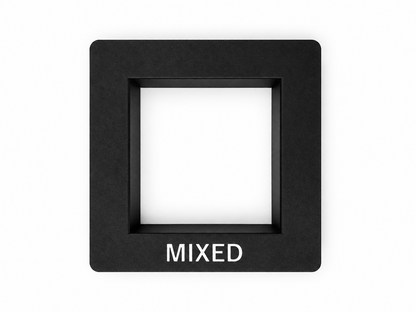 Black MIXED countertop waste chute frame